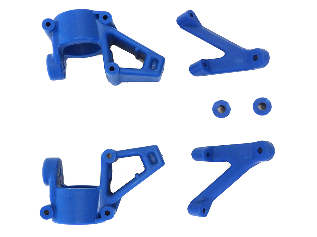 Baja Nylon Front Hub Kit with Steering Arms (Blue)