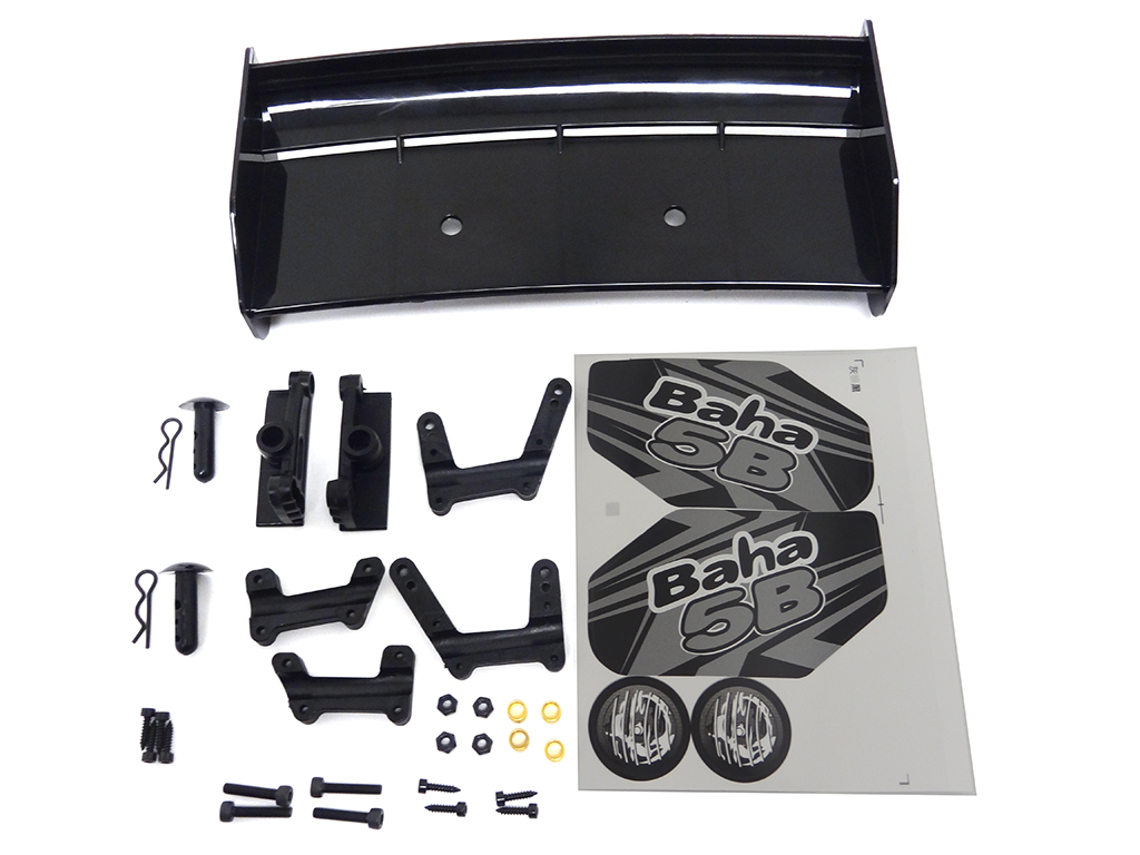 Rovan GT Wing Kit with Hardware, fits RV95057 Roll Cages