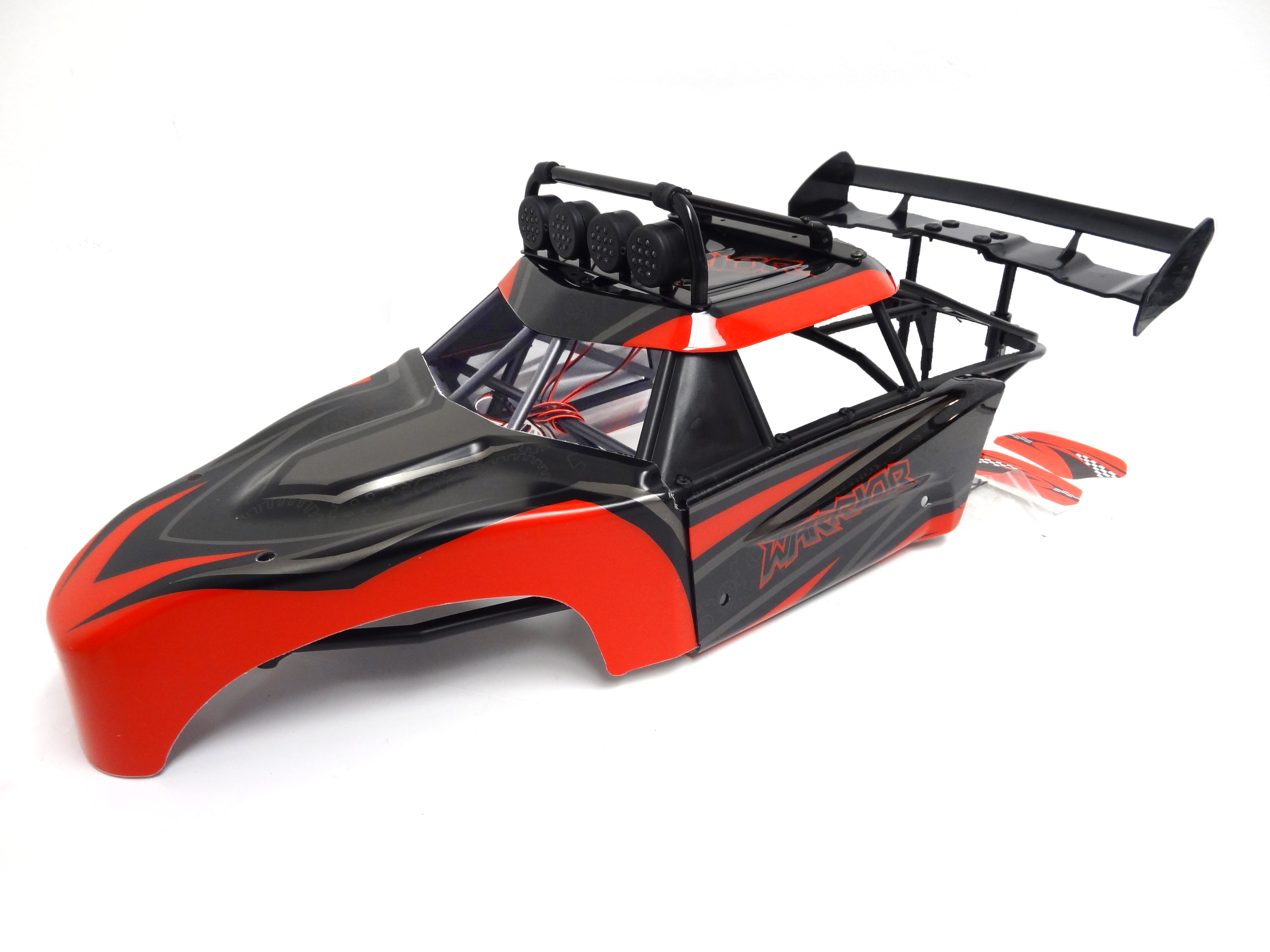 Rovan Baja FT V2 Internal Roll Cage w/ Body Panels, and Large SLT Rear Wing