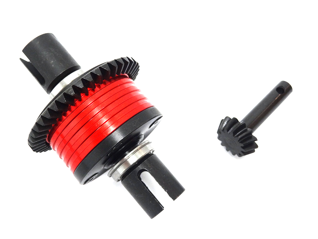 XLT, LT and SLT Helical Cut Front CNC 2 Piece Aluminum Cased Differential with Pinion Gear Kit