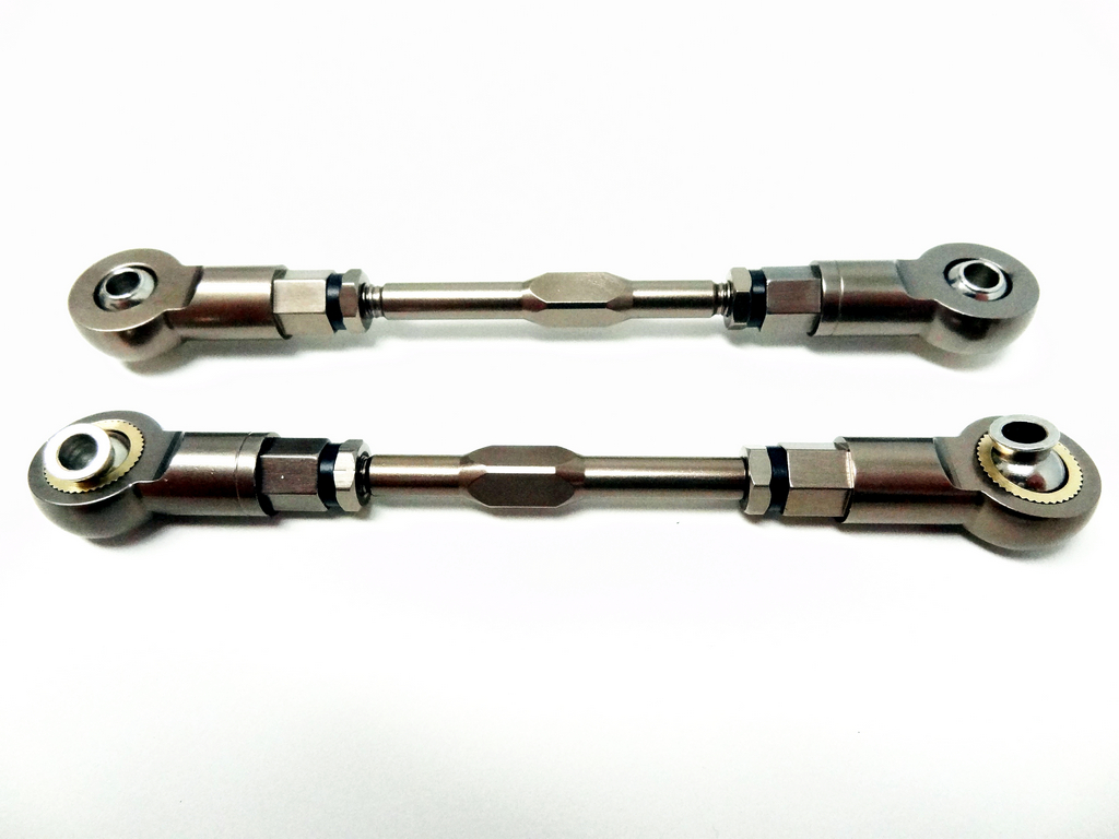 CNC Alloy/Steel LT-SLT Steering Turnbuckle Kit (titanium color) (set of 2)